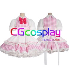 画像2: アイカツ!　星宮いちご　カントリー風ワンピースver.　コスプレ衣装 (2)