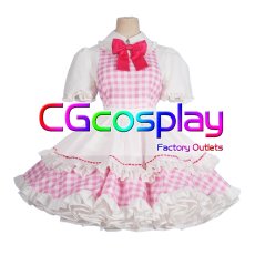画像3: アイカツ!　星宮いちご　カントリー風ワンピースver.　コスプレ衣装 (3)