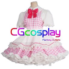 画像4: アイカツ!　星宮いちご　カントリー風ワンピースver.　コスプレ衣装 (4)