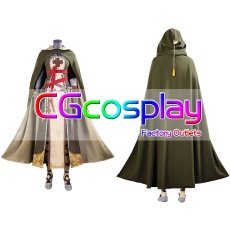 画像1: ダークソウルII（DARK SOULS II）　緑衣の巡礼　シャナロット　コスプレ衣装 (1)