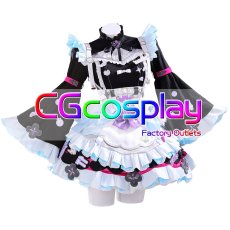 画像2: バーチャルYouTuber　VTuber　Enna Alouette(エナー・アールウェット)　ゴスロリメイドモチーフ　コスプレ衣装 (2)
