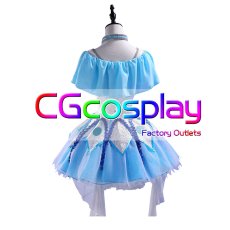 画像3: ラブライブ！サンシャイン!!　Aqours　高海千歌　熱くなっちゃう/WATER BLUE NEW WORLD　覚醒後　コスプレ衣装 (3)