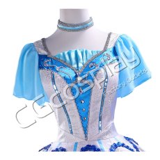 画像4: ラブライブ！サンシャイン!!　Aqours　高海千歌　熱くなっちゃう/WATER BLUE NEW WORLD　覚醒後　コスプレ衣装 (4)