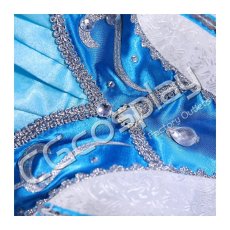 画像6: ラブライブ！サンシャイン!!　Aqours　高海千歌　熱くなっちゃう/WATER BLUE NEW WORLD　覚醒後　コスプレ衣装 (6)