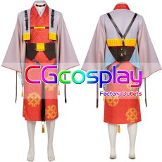 画像1: 鬼滅の刃　我妻善逸　お正月　コスプレ衣装 (1)