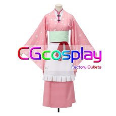 画像1: 銀魂　神楽　春色茶房　コスプレ衣装 (1)