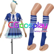 画像1: ウマ娘プリティーダービー　ヴィルシーナ　チア衣装　コスプレ衣装 (1)