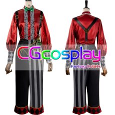 画像1: ツイステッドワンダーランド　トレイ・クローバー(Trey Clover)　ステージインプレイフルランド?踊る人形と幻の遊園地?　プレイフル・ドレスver.　コスプレ衣装 (1)