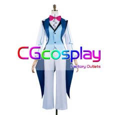 画像2: ハズビンホテル（Hazbin Hotel）　ヴォックス（Vox）　ホワイトスーツ　コスプレ衣装 (2)