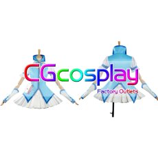 画像1: Yes!プリキュア5GoGo!　水無月かれん(キュアアクア)　コスプレ衣装 (1)