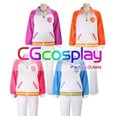 画像1: アイカツ!　星宮いちご　紫吹蘭　霧矢あおい　有栖川おとめ　ジャージ　コスプレ衣装 (1)