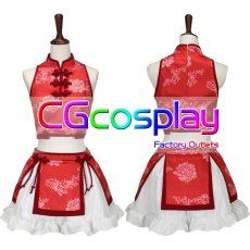 画像1: 魔法少女まどか☆マギカ　佐倉杏子　チャイナガール　コスプレ衣装 (1)