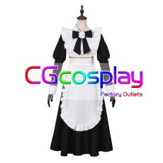 画像2: ブルーアーカイブ　花岡ユズ(メイド)　コスプレ衣装 (2)
