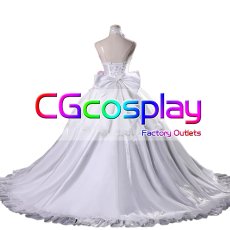 画像4: デート・ア・ライブ　時崎狂三　ウェディングドレス　コスプレ衣装 (4)