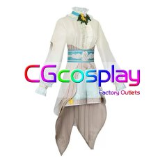 画像3: プロジェクトセカイ カラフルステージ！ feat. 初音ミク　日野森志歩　花咲く乙女の羽衣　音と音を合わせて　コスプレ衣装 (3)