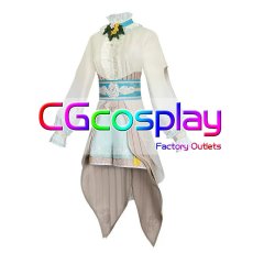 画像4: プロジェクトセカイ カラフルステージ！ feat. 初音ミク　日野森志歩　花咲く乙女の羽衣　音と音を合わせて　コスプレ衣装 (4)