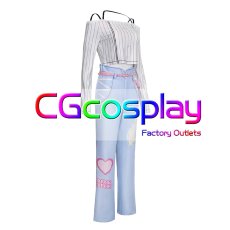 画像3: プロジェクトセカイ カラフルステージ！ feat. 初音ミク　桐谷遥　Innocent Streamer　生意気な後輩！　Chase my IDEAL IDOL！　コスプレ衣装 (3)