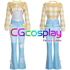 画像1: プロジェクトセカイ カラフルステージ！ feat. 初音ミク　花里みのり　Chase my IDEAL IDOL！　コスプレ衣装 (1)