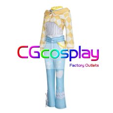 画像4: プロジェクトセカイ カラフルステージ！ feat. 初音ミク　花里みのり　Chase my IDEAL IDOL！　コスプレ衣装 (4)