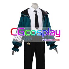 画像2: プロジェクトセカイ カラフルステージ！ feat. 初音ミク　白石杏　Vitality suit　電話越しの相談　ジャケット＋ベルトのみ　コスプレ衣装 (2)