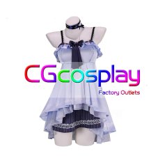 画像2: バーチャルYouTuber　Vtuber　Nerissa Ravencroft(ネリッサ・レイヴンクロフト)　ルームウェア　コスプレ衣装 (2)