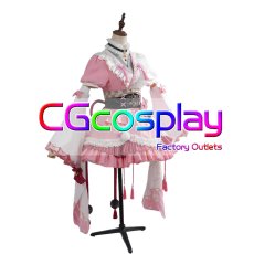 画像6: バーチャルYouTuber　VTuber　百鬼あやめ　和風メイド衣装　コスプレ衣装 (6)