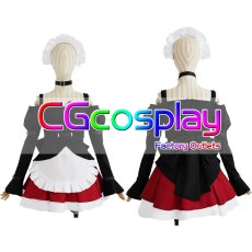 画像1: この素晴らしい世界に爆焔を!　めぐみん　バイト服　コスプレ衣装 (1)