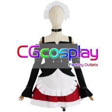 画像2: この素晴らしい世界に爆焔を!　めぐみん　バイト服　コスプレ衣装 (2)