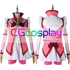 画像1: Yes!プリキュア5　夏木りん(キュアルージュ)　キュアルージュ　コスプレ衣装 (1)