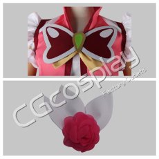 画像5: Yes!プリキュア5　夏木りん(キュアルージュ)　キュアルージュ　コスプレ衣装 (5)