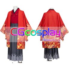 画像1: 鬼滅の刃　煉獄杏寿郎　京まふ　和装　コスプレ衣装 (1)