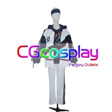 画像2: バーチャルYouTuber　Vtuber　Seraph Dazzlegarden（セラフ・ダズルガーデン）　スポーティ服　コスプレ衣装 (2)