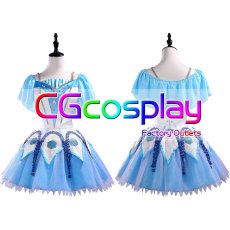 画像1: ラブライブ！サンシャイン!!　Aqours　黒澤ルビィ　みんな大好き　WATER BLUE NEW WORLD　覚醒後　コスプレ衣装 (1)