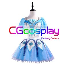 画像2: ラブライブ！サンシャイン!!　Aqours　黒澤ルビィ　みんな大好き　WATER BLUE NEW WORLD　覚醒後　コスプレ衣装 (2)