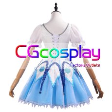 画像3: ラブライブ！サンシャイン!!　Aqours　黒澤ダイヤ　みんな大好き　WATER BLUE NEW WORLD　覚醒後　コスプレ衣装 (3)