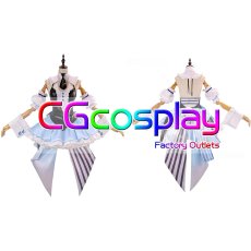 画像1: バーチャルYouTuber　VTuber　兎田ぺこら　フリフリバニードレス　コスプレ衣装 (1)