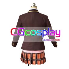 画像4: バーチャルYouTuber　Vtuber　家長むぎ　高校制服　コスプレ衣装 (4)