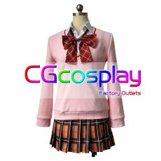 画像5: バーチャルYouTuber　Vtuber　家長むぎ　高校制服　コスプレ衣装 (5)