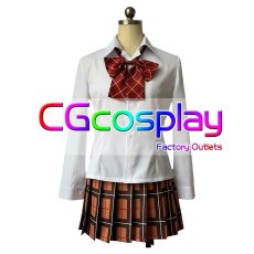画像6: バーチャルYouTuber　Vtuber　家長むぎ　高校制服　コスプレ衣装 (6)