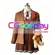 画像2: バーチャルYouTuber　VTuber　周央サンゴ　Beary School Time　コスプレ衣装 (2)