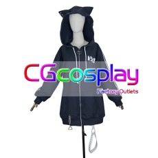画像2: バーチャルYouTuber　VTuber　小清水透　猫耳パーカー　コスプレ衣装 (2)