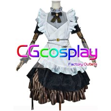 画像2: バーチャルYouTuber　VTuber　風真いろは　和メイド衣装　コスプレ衣装 (2)