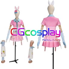 画像1: バーチャルYouTuber　VTuber　兎田ぺこら　原宿　コスプレ衣装 (1)