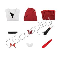 画像5: VOCALOID　重音テト　ダイダイダイダイダイキライ　コスプレ衣装 (5)
