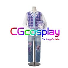 画像2: バーチャルYouTuber　Vtuber　小柳ロウ　ぎゃうるふ　コスプレ衣装 (2)