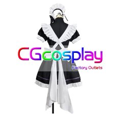 画像4: ブルーアーカイブ　白洲アズサ　メイド服　コスプレ衣装 (4)