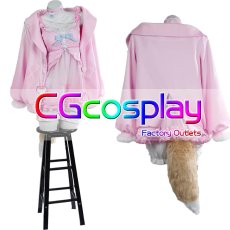 画像1: バーチャルYouTuber　VTuber　Mococo Abyssgard(モココ・アビスガード)　パジャマ衣装　コスプレ衣装 (1)