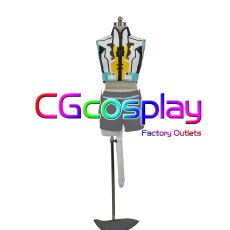 画像2: VOCALOID　鏡音リン　ネコサイバー　コスプレ衣装 (2)
