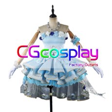 画像4: ラブライブ！サンシャイン!!　Aqours　渡辺曜　ウェディング編　コスプレ衣装 (4)