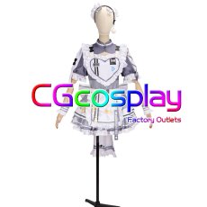 画像2: バーチャルYouTuber　VTuber　白銀ノエル　きゅるるん大作戦　コスプレ衣装 (2)